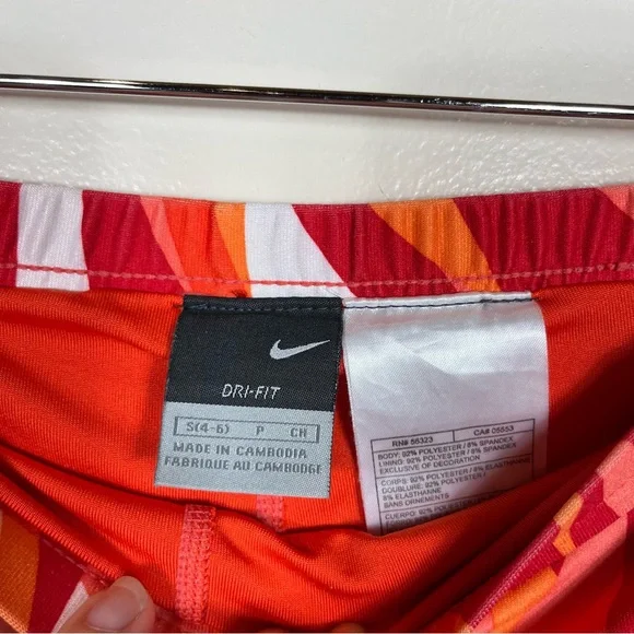 Nike Athletic Mini Skirt Skort Small 4 6 Tennis Pickleball Geometric Preppy Y2K - Picture 5 of 5